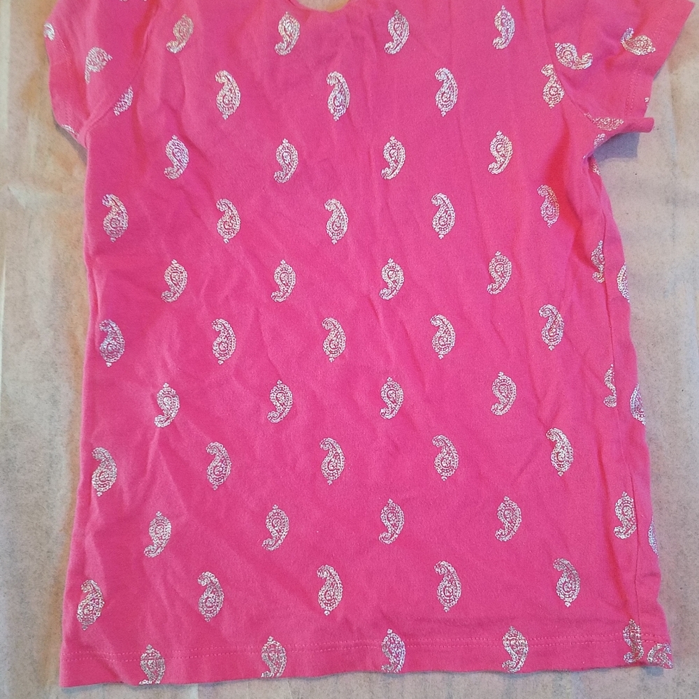 2 items; A Pink Carters girl top and a White Totaly Girls summer jean short.